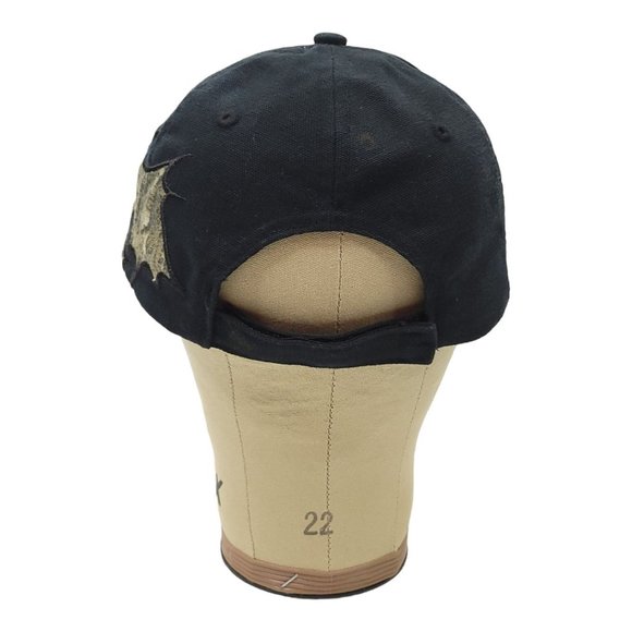 Green Fiber Black Camo Strapback Cap Trucker Baseball Hunter Farming Hat - Picture 4 of 13